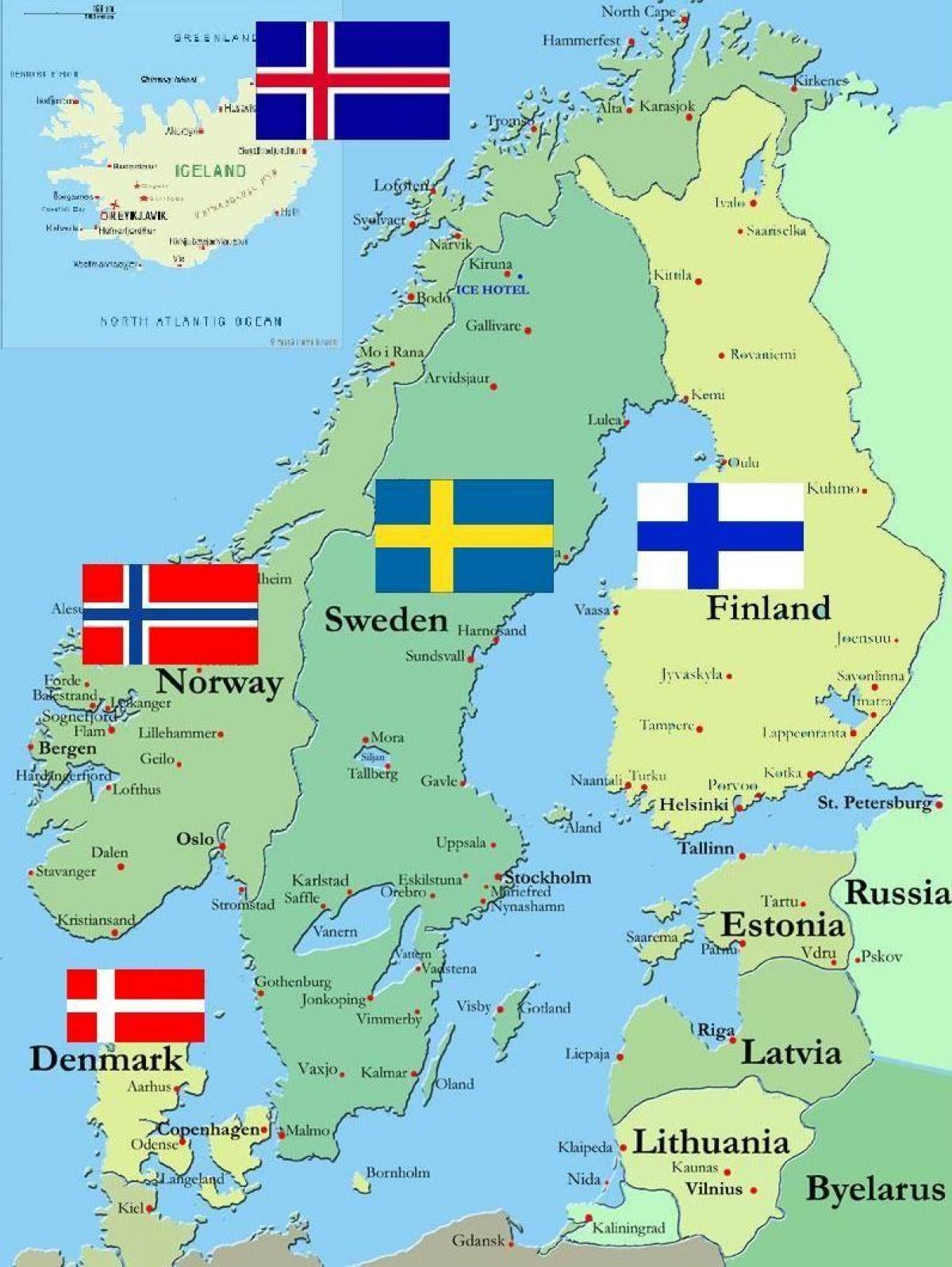 Karta över Norra Sverige | Karta 2020