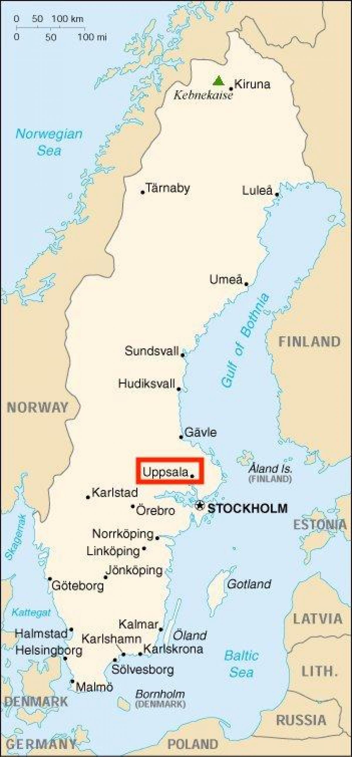 Karta Sverige Uppsala – Karta 2020
